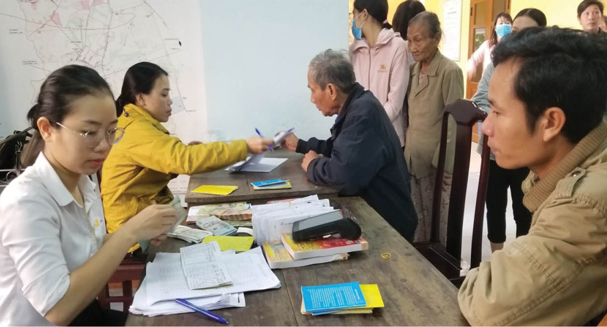 Chi trả chính sách trợ giúp xã hội không dùng tiền mặt