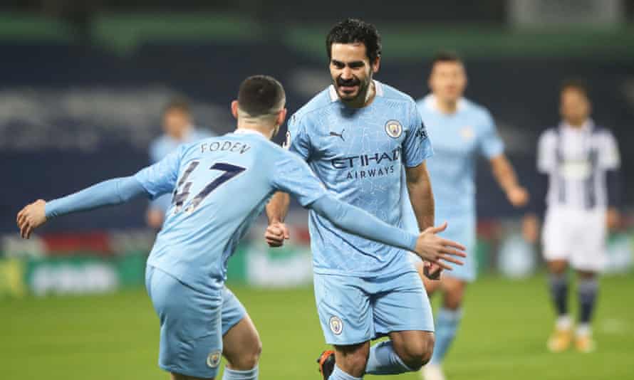 Đại thắng West Brom, Man xanh chiếm ngôi đầu từ tay Man đỏ