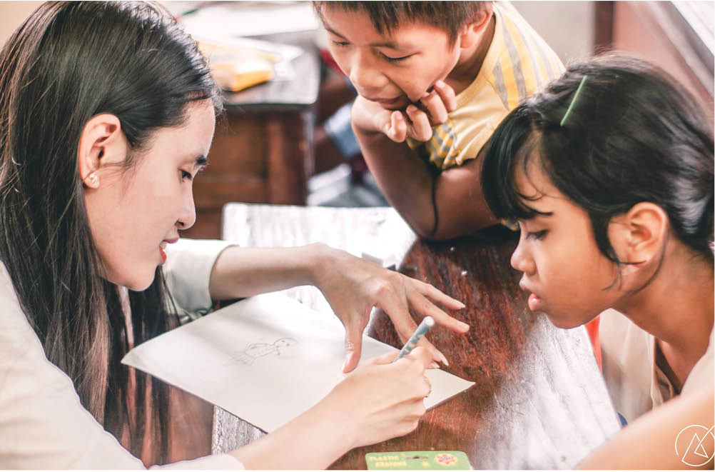 Lớp vẽ tại Làng Trẻ em SOS