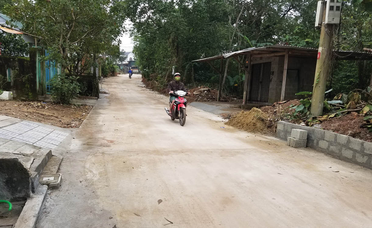 Nhiều tuyến đường kiệt được đầu tư