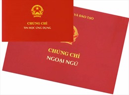 16 đơn vị được tổ chức thi, cấp chứng chỉ ngoại ngữ theo khung năng lực 6 bậc