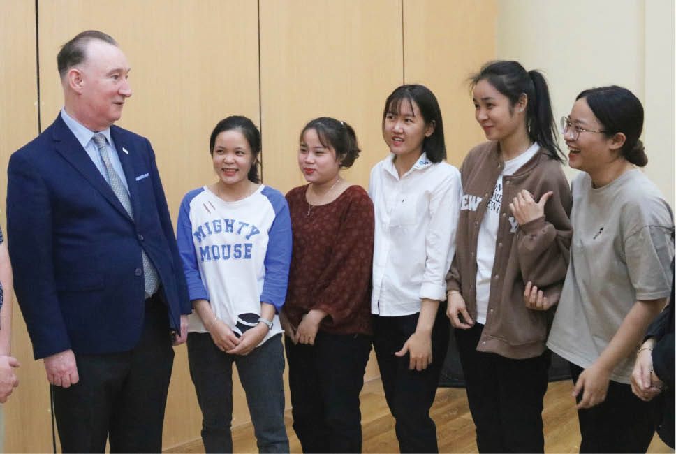 Professor Damien Roche  When I get old, perhaps I would stay in Hue