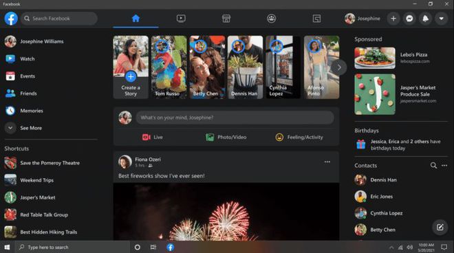 Ứng dụng Facebook cho Windows 10 trở lại Microsoft Store