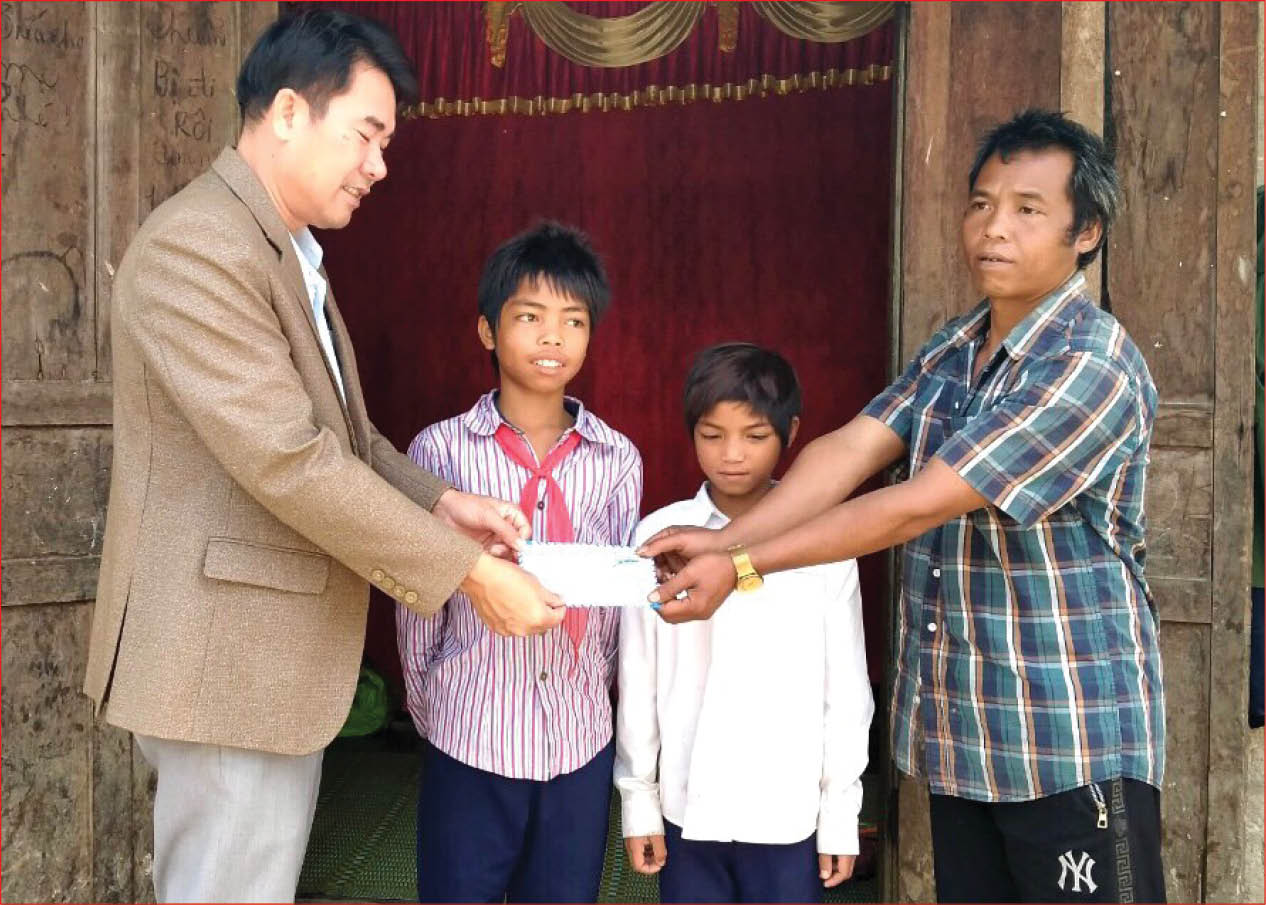 Hỗ trợ hai triệu đồng cho em Thật