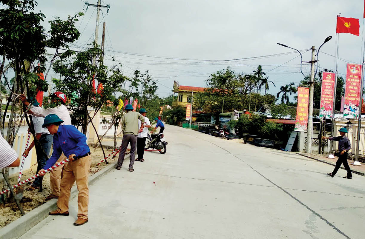 Làng mai vàng truyền thống Điền Hòa