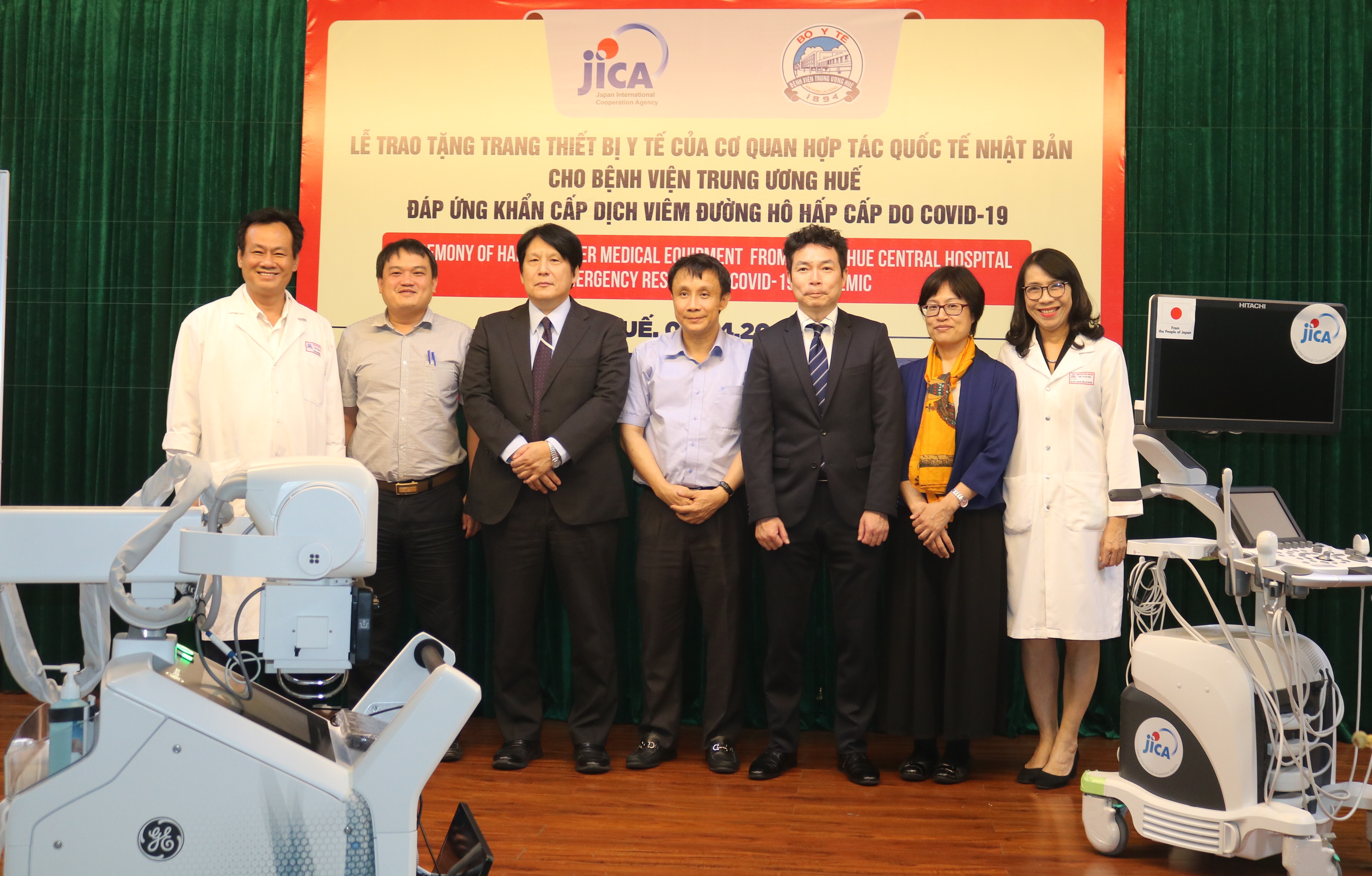 JICA trao tặng thiết bị phòng chống dịch COVID-19