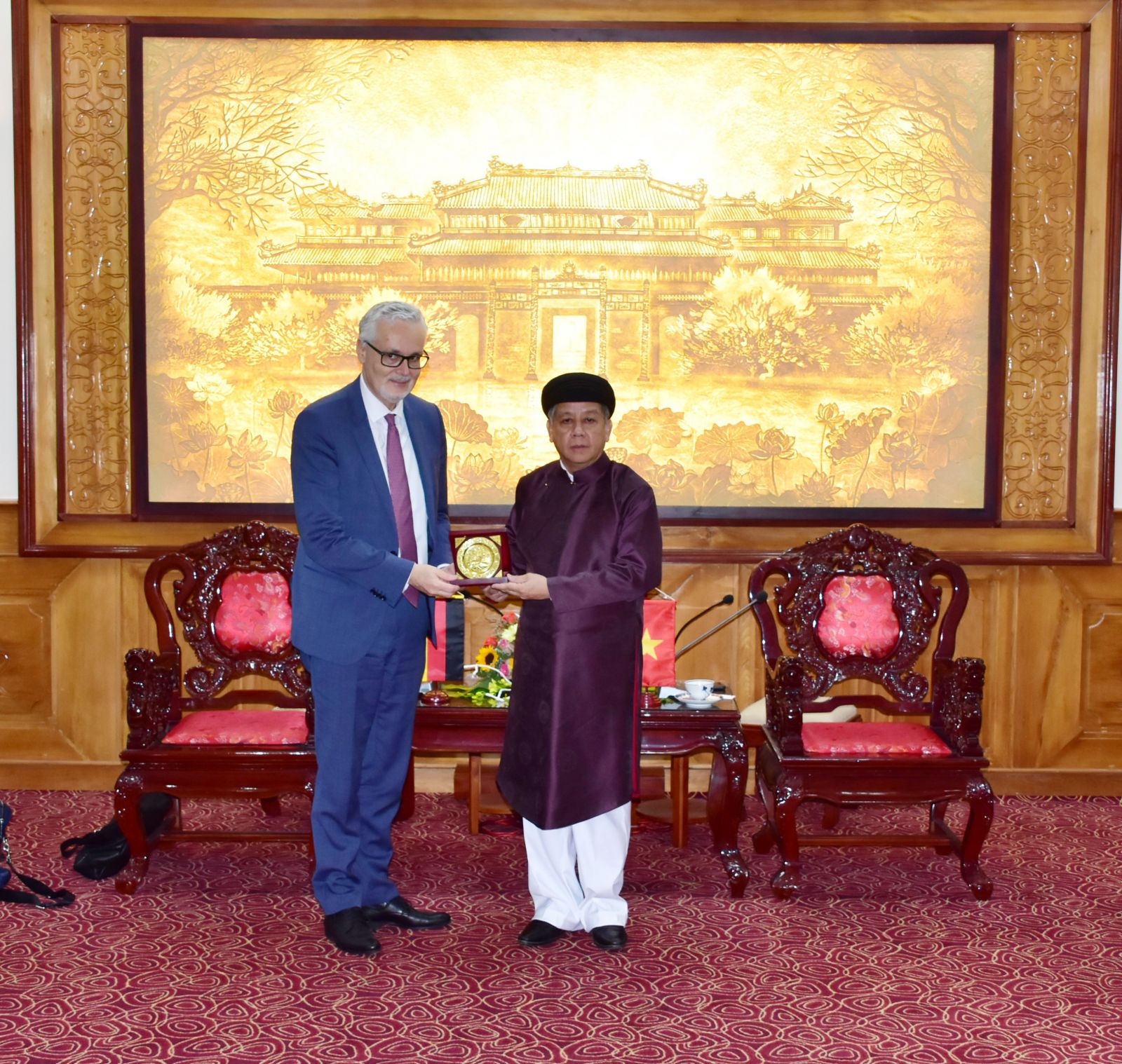 The Federal Republic of Germany continues their assistance in preserving Hue culture