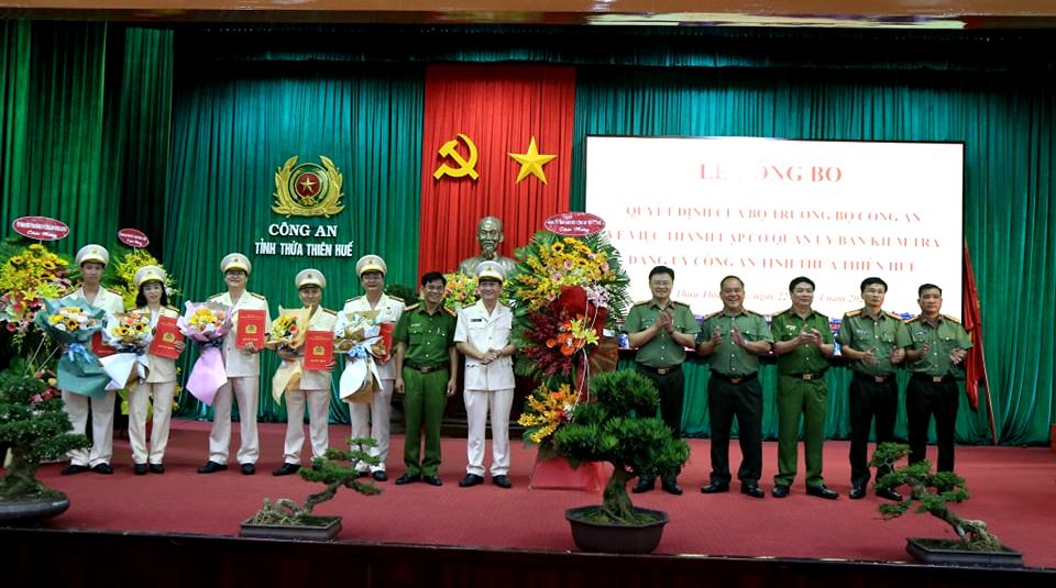 Thành lập Cơ quan Ủy ban Kiểm tra Đảng ủy Công an tỉnh