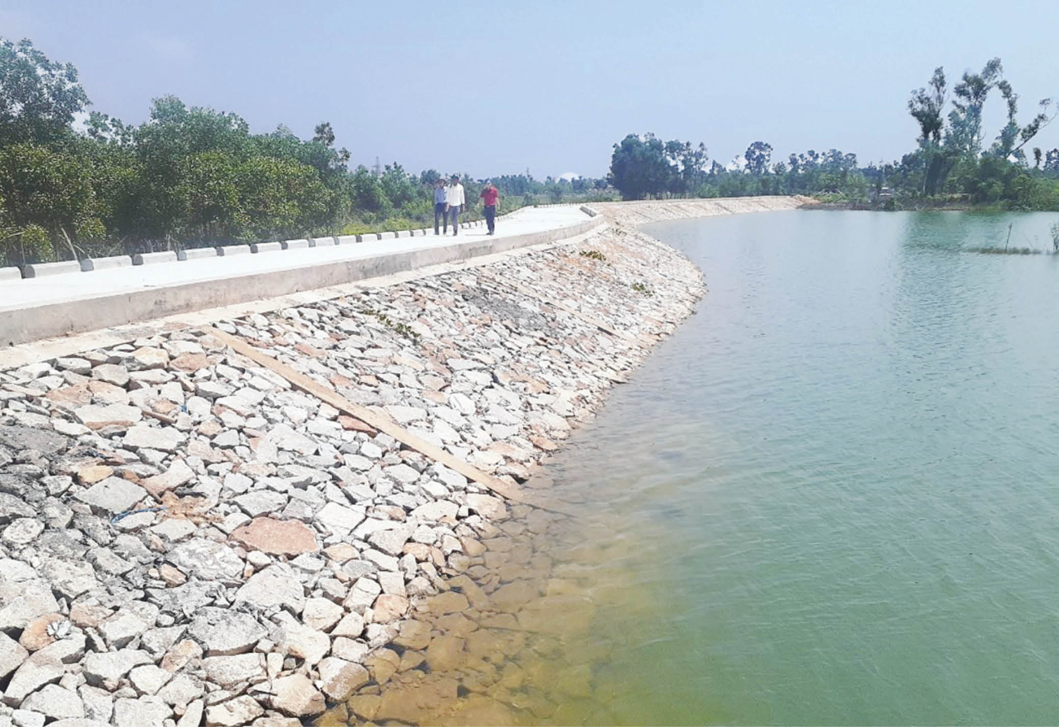 Đảm bảo tiến độ công trình nâng cấp hồ đập