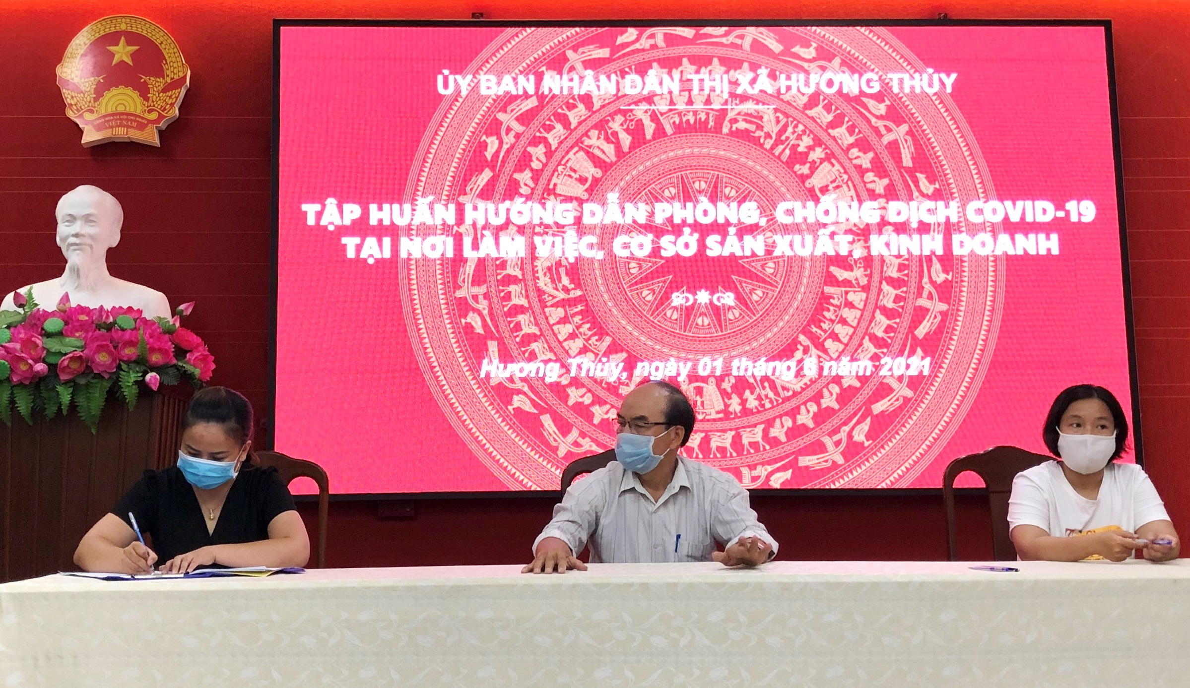 Tập huấn phòng, chống COVID-19 cho các công ty, doanh nghiệp ngoài khu công nghiệp