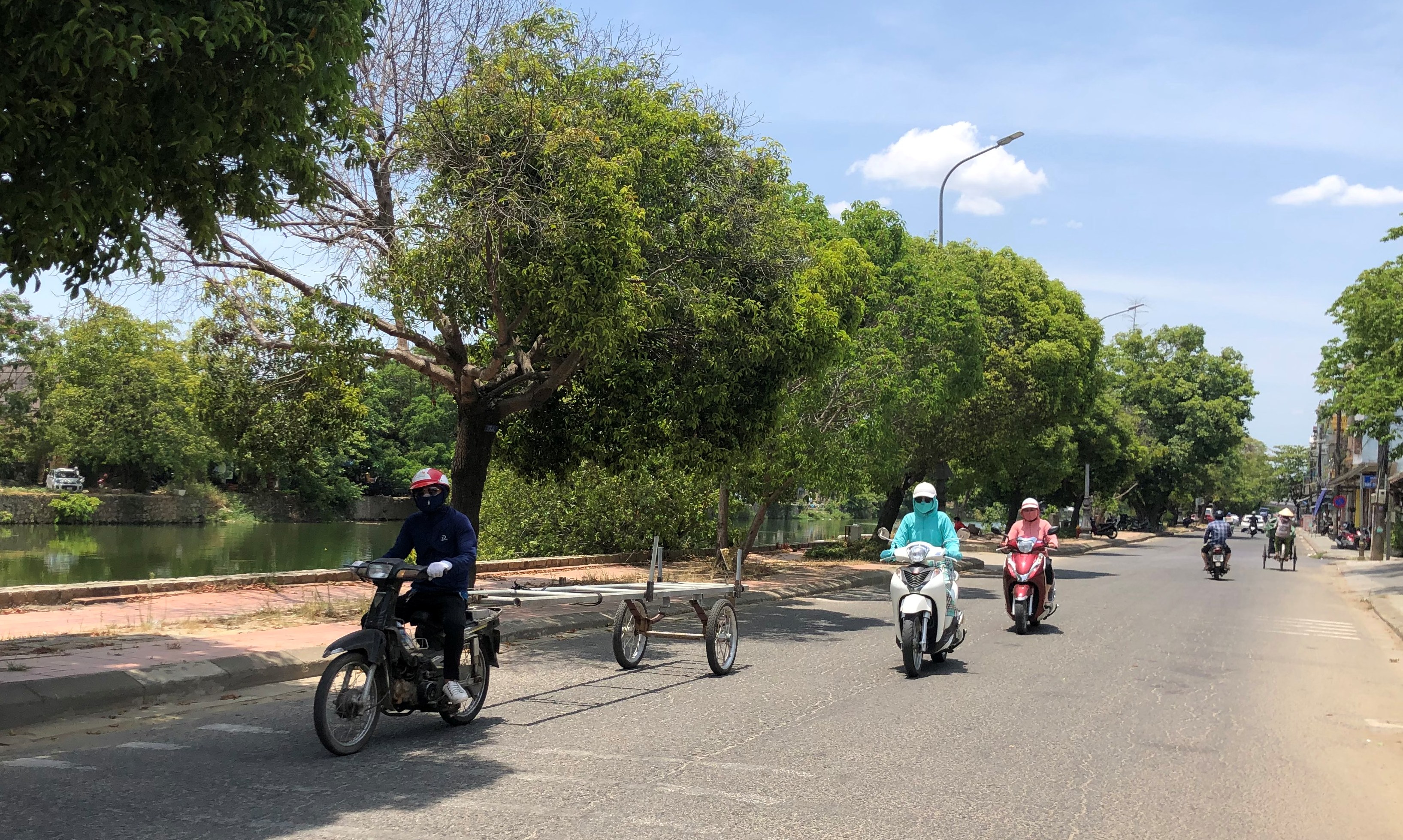 Lan man trong tiết trời nắng nóng