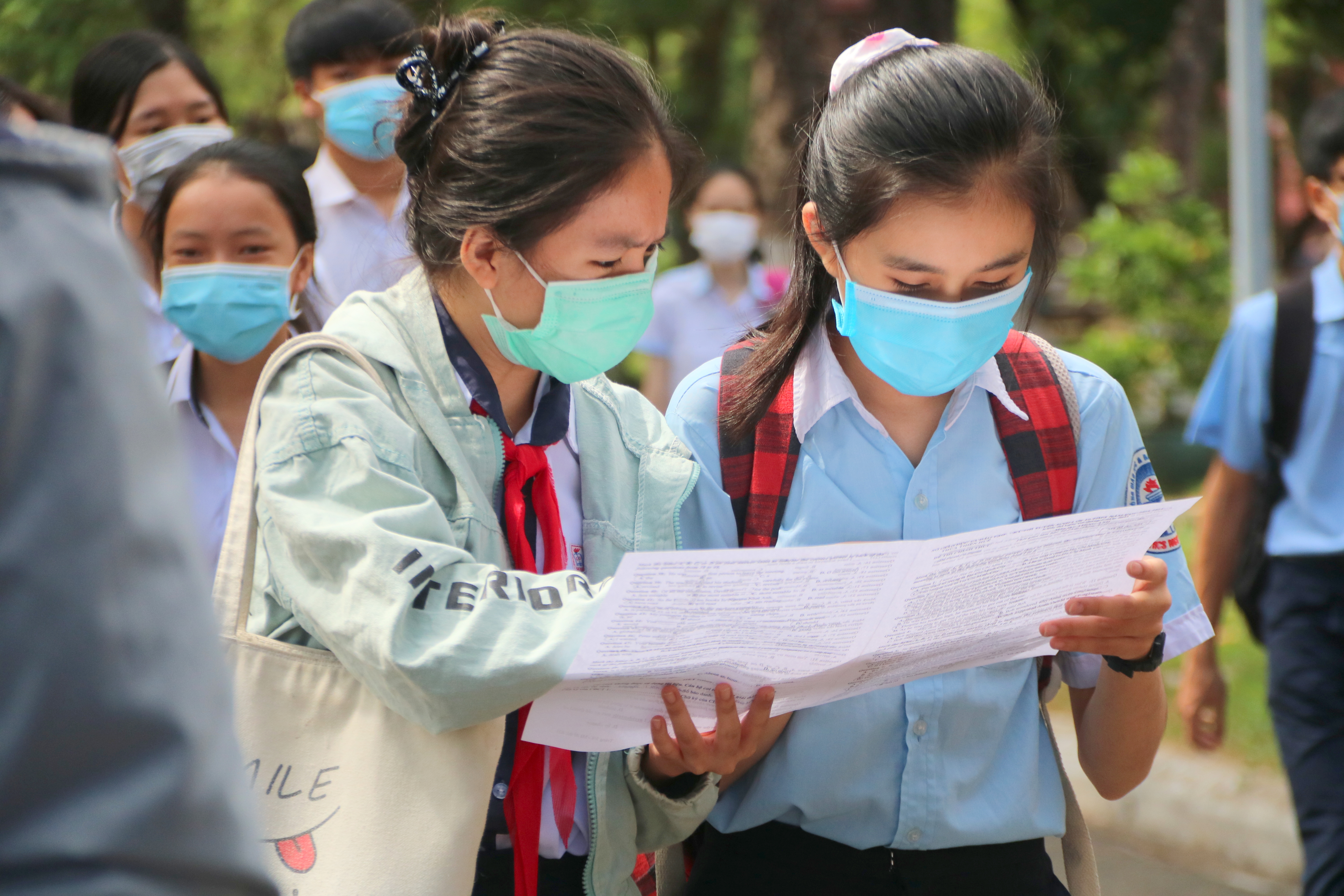 Nhiều thí sinh tự tin với môn thi ngoại ngữ