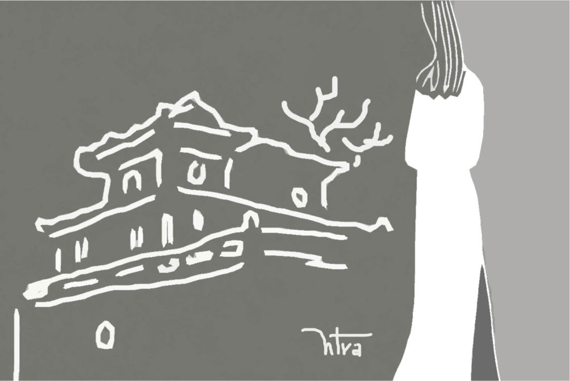 Ánh tà dương bên lầu Ngũ Phụng