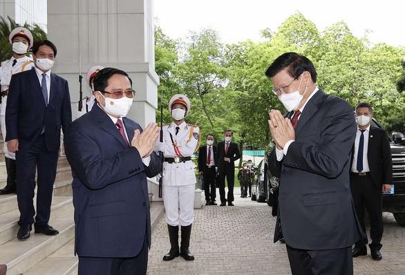 Việt Nam, Lào bàn về Biển Đông và nguồn nước Mekong