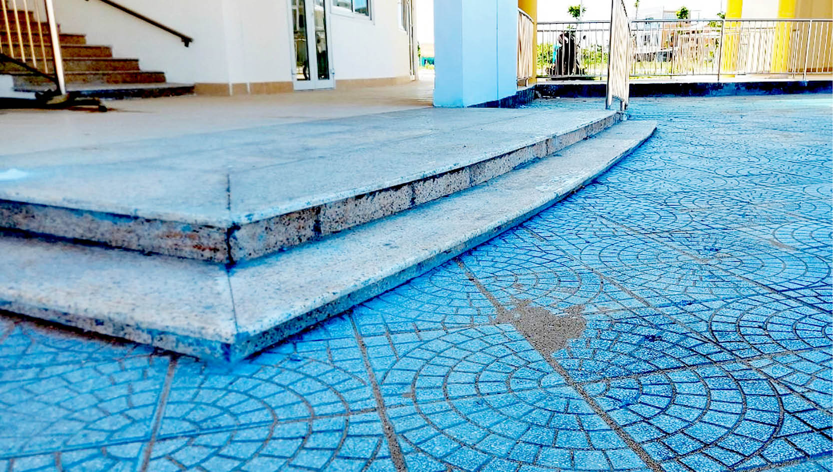 Trường mầm non Hương Sơ bị lún