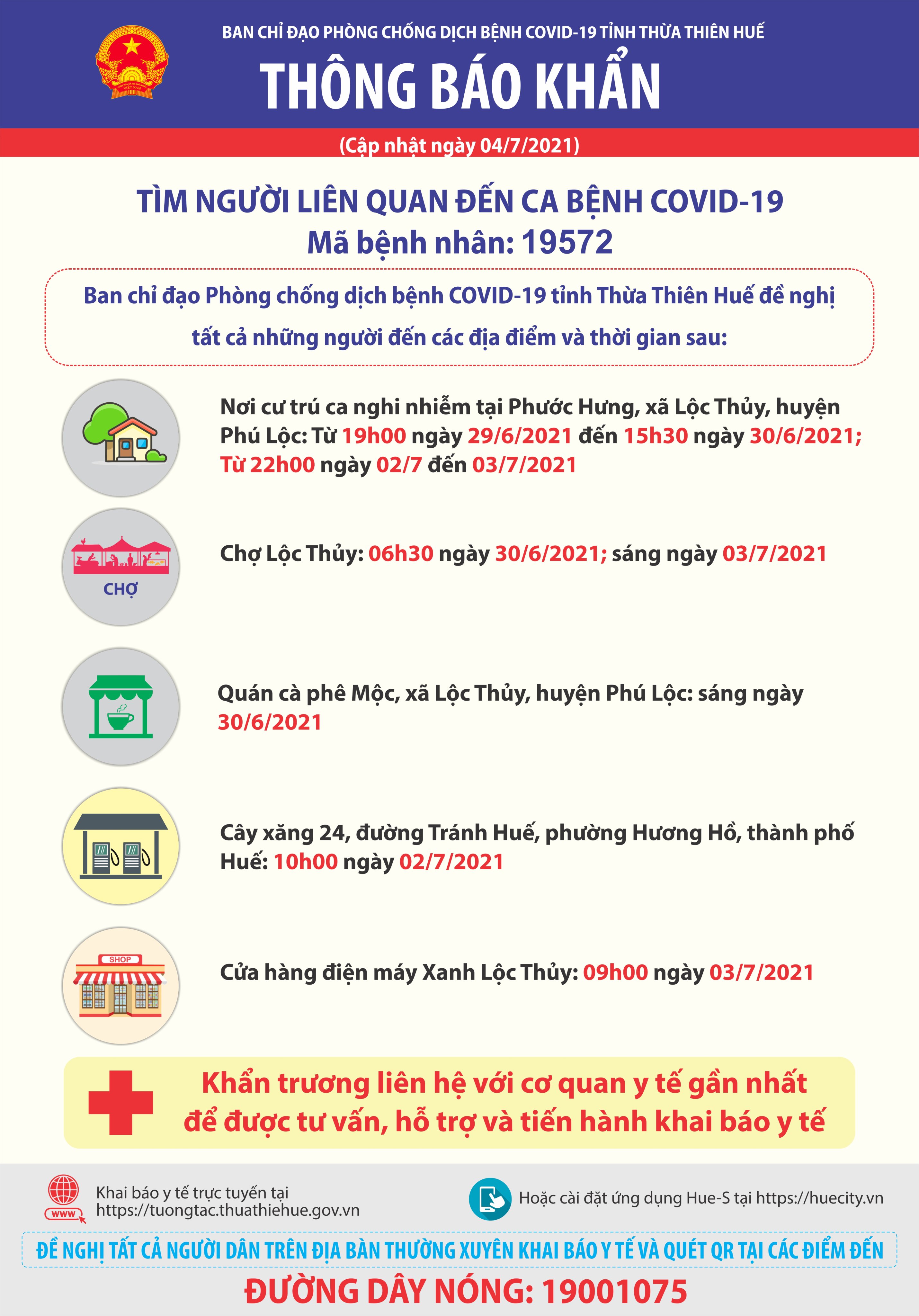 Thừa Thiên Huế ghi nhận 1 ca nghi nhiễm SARS-CoV-2 mới