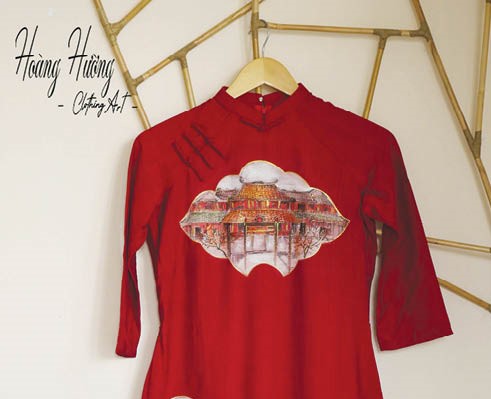 Putting Hue heritage and landscape on Ao Dai