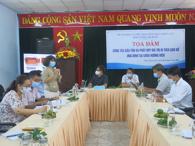 Generating opinions to restore Chau Huong Vien relic