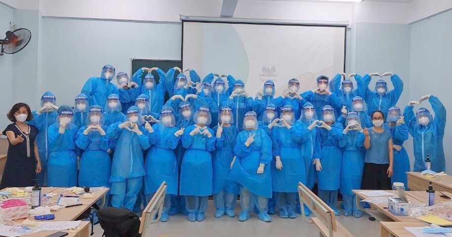 Hơn 250 cán bộ, sinh viên tình nguyện hỗ trợ TP Hồ Chí Minh chống dịch