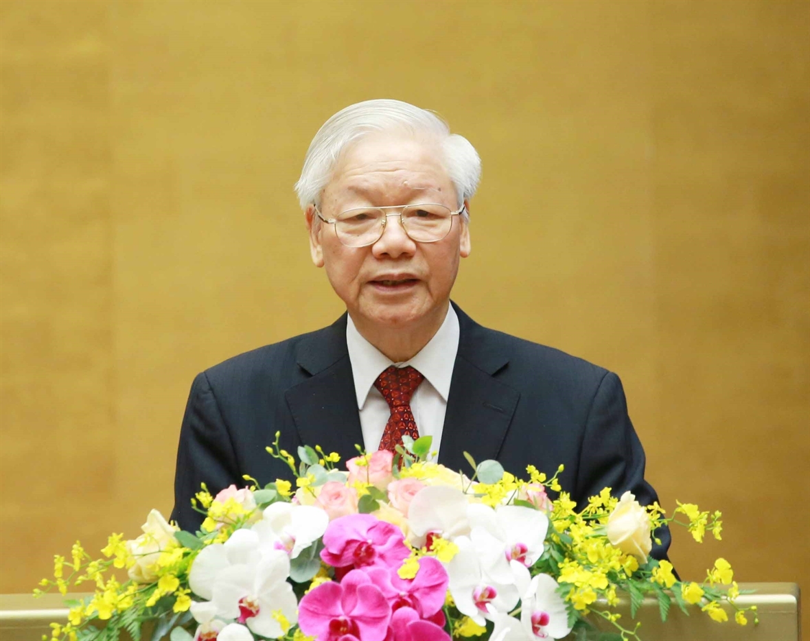 Speech of Party leader Nguyen Phu Trong at conference reviewing 12th Politburo’s Directive 05