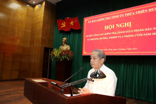 Tăng cường kiểm tra, giám sát trách nhiệm của người đứng đầu cấp ủy