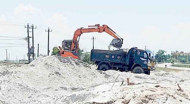 Quản lý nguồn cát từ nạo vét hồ nuôi trồng thủy sản