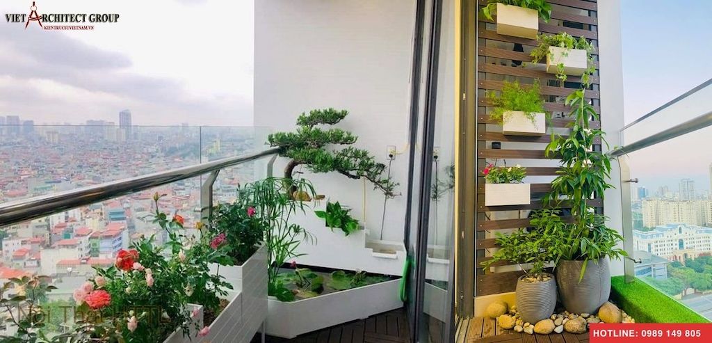 3 mẫu sân vườn tiểu cảnh mini căn hộ cao cấp