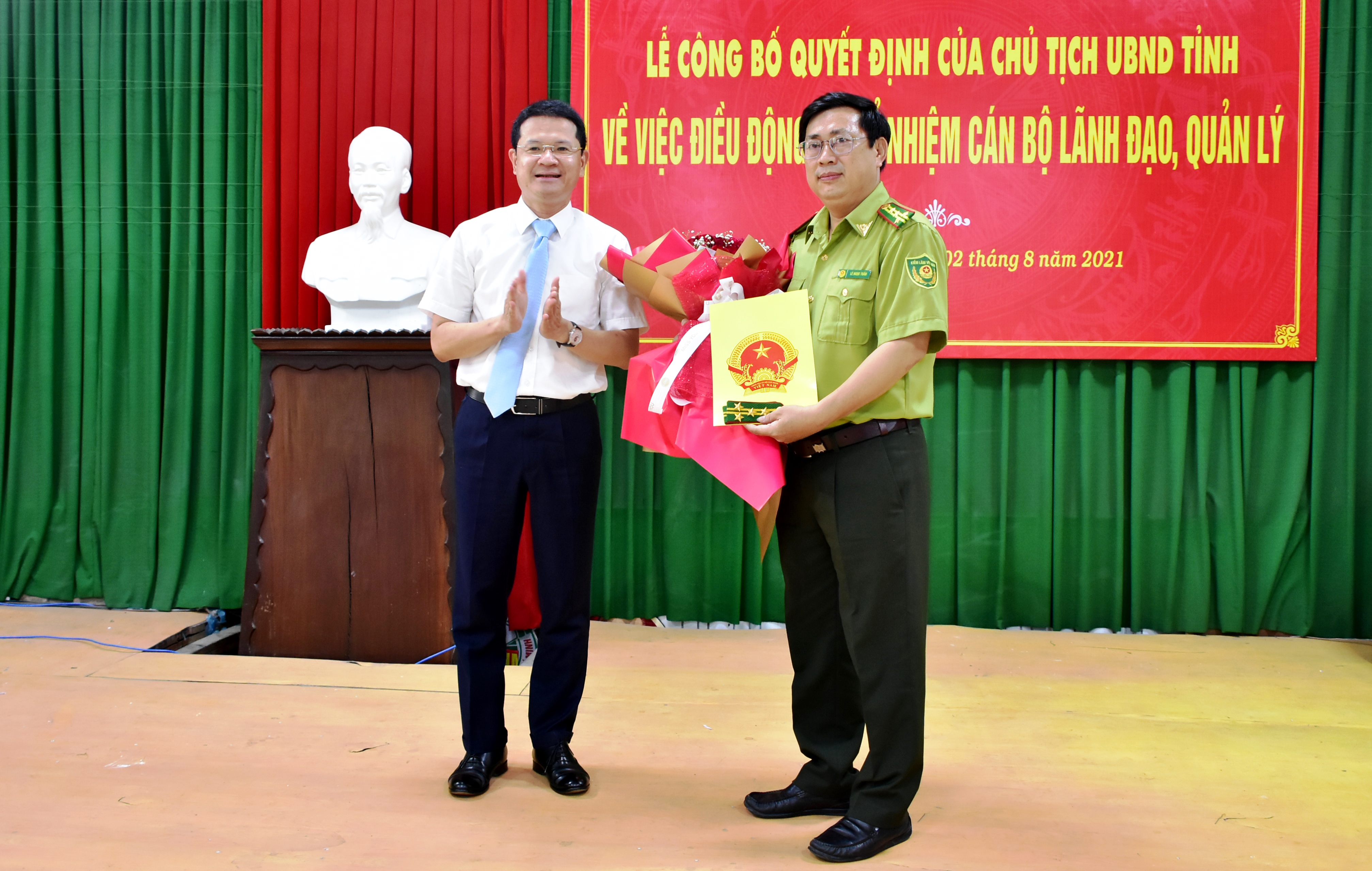 Bổ nhiệm Chi cục trưởng Chi cục Kiểm lâm tỉnh