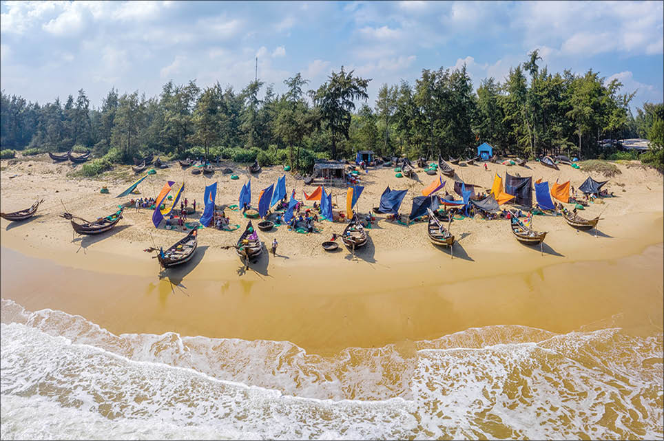 “Trốn” về với biển Vinh Thanh
