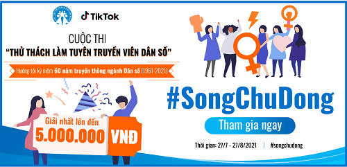 “Thử thách làm tuyên truyền viên dân số”