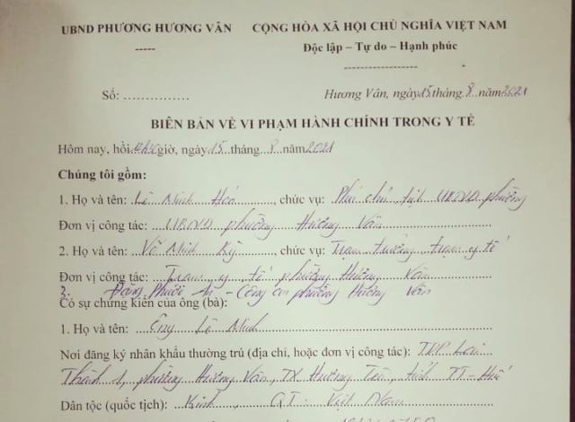 Bấp chấp quy định phòng dịch, cô gái đến thăm chồng sắp cưới đang cách ly