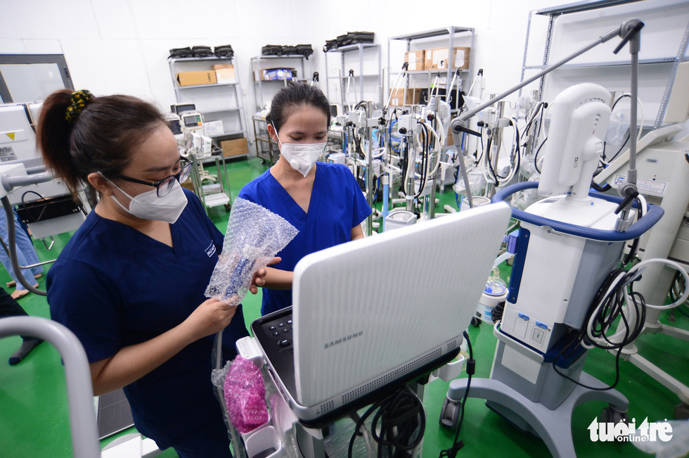 Gấp rút thi công bàn giao Bệnh viện Dã chiến số 14