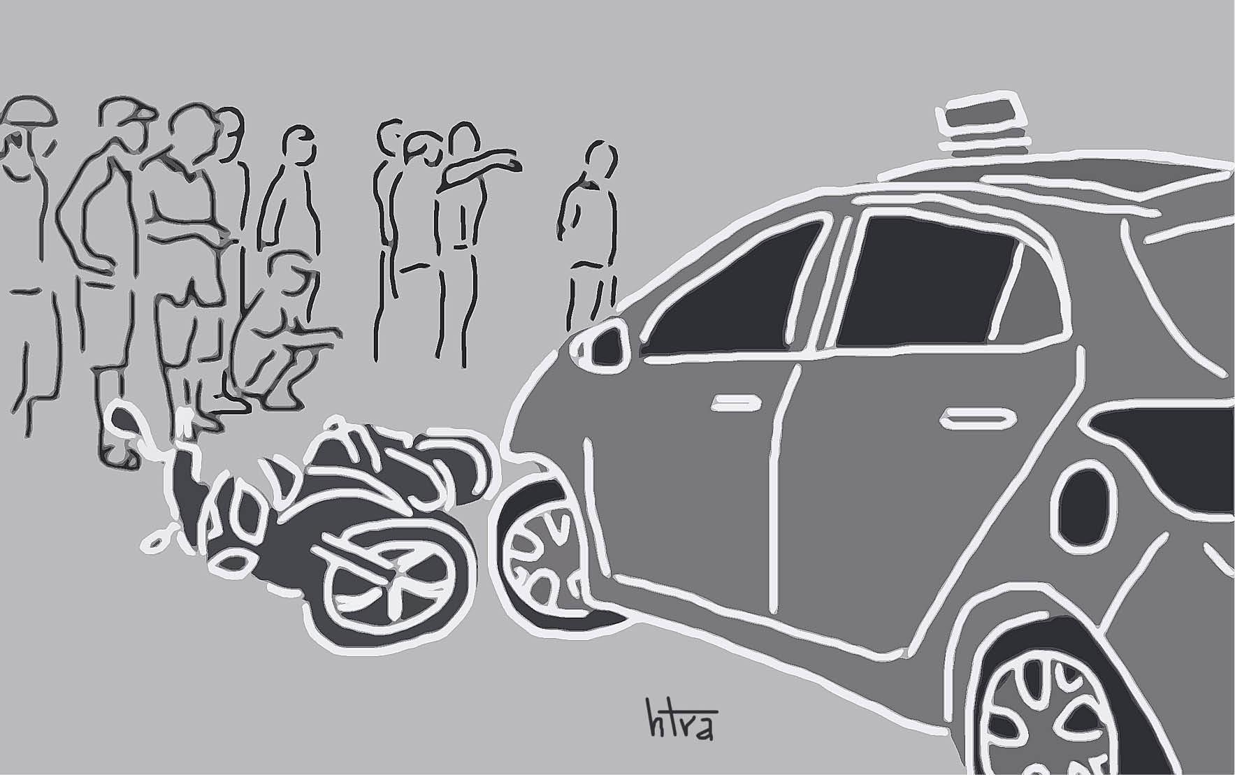 Phía trước tay lái là sự sống