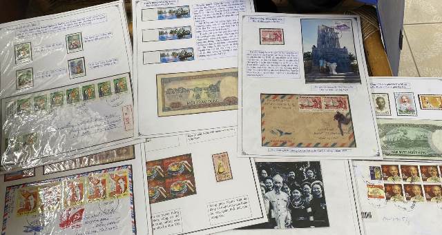 Passion on collecting stamp