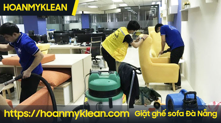 HOANMYKLEAN - Dịch vụ giặt ghế sofa tại nhà ở Đà Nẵng