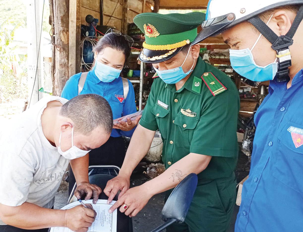 Chặn dịch trên tuyến biên giới