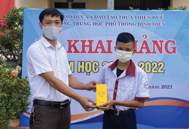 Trường THPT Bình Điền Chủ động để tổ chức tốt việc dạy và học trực tuyến