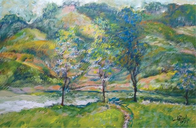 Le Linh I paint my beloved fatherland