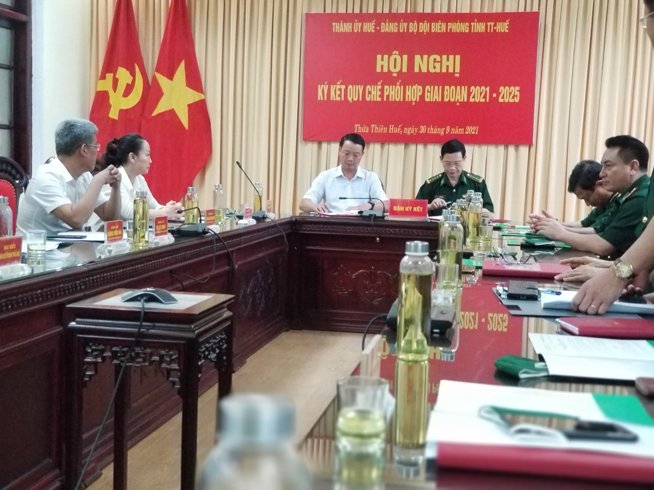 Ký kết Quy chế phối hợp xây dựng, quản lý, bảo vệ chủ quyền lãnh thổ giai đoạn 2021 - 2025