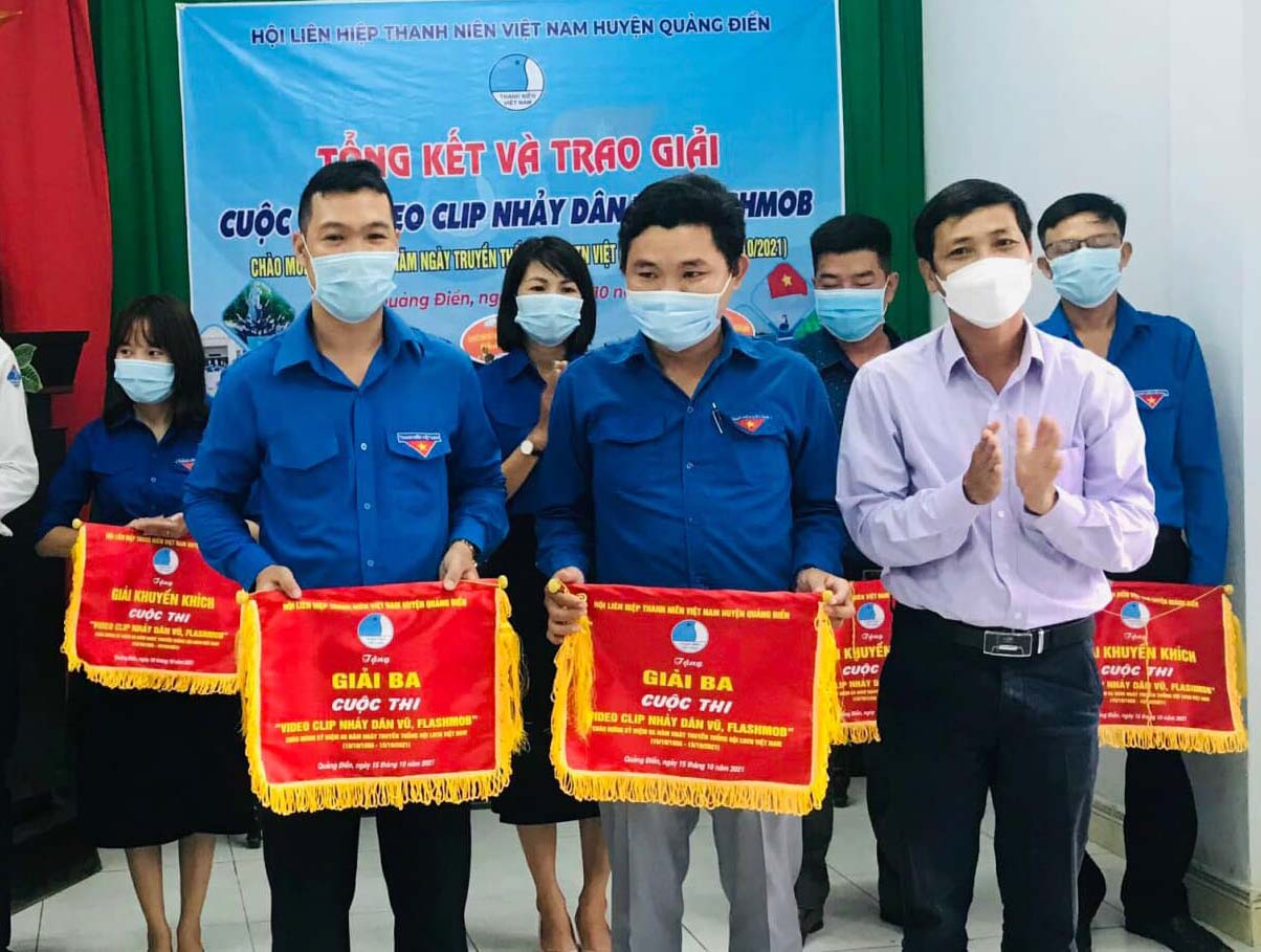 Huyện Đoàn Quảng Điền trao giải hội thi video - clip nhảy dân vũ, flashmob