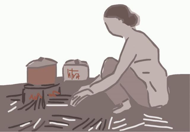 Ngày mưa, nhớ cái bếp củi