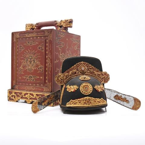 Mandarin’s hat of Nguyen Dynasty to be auctioned in Spain