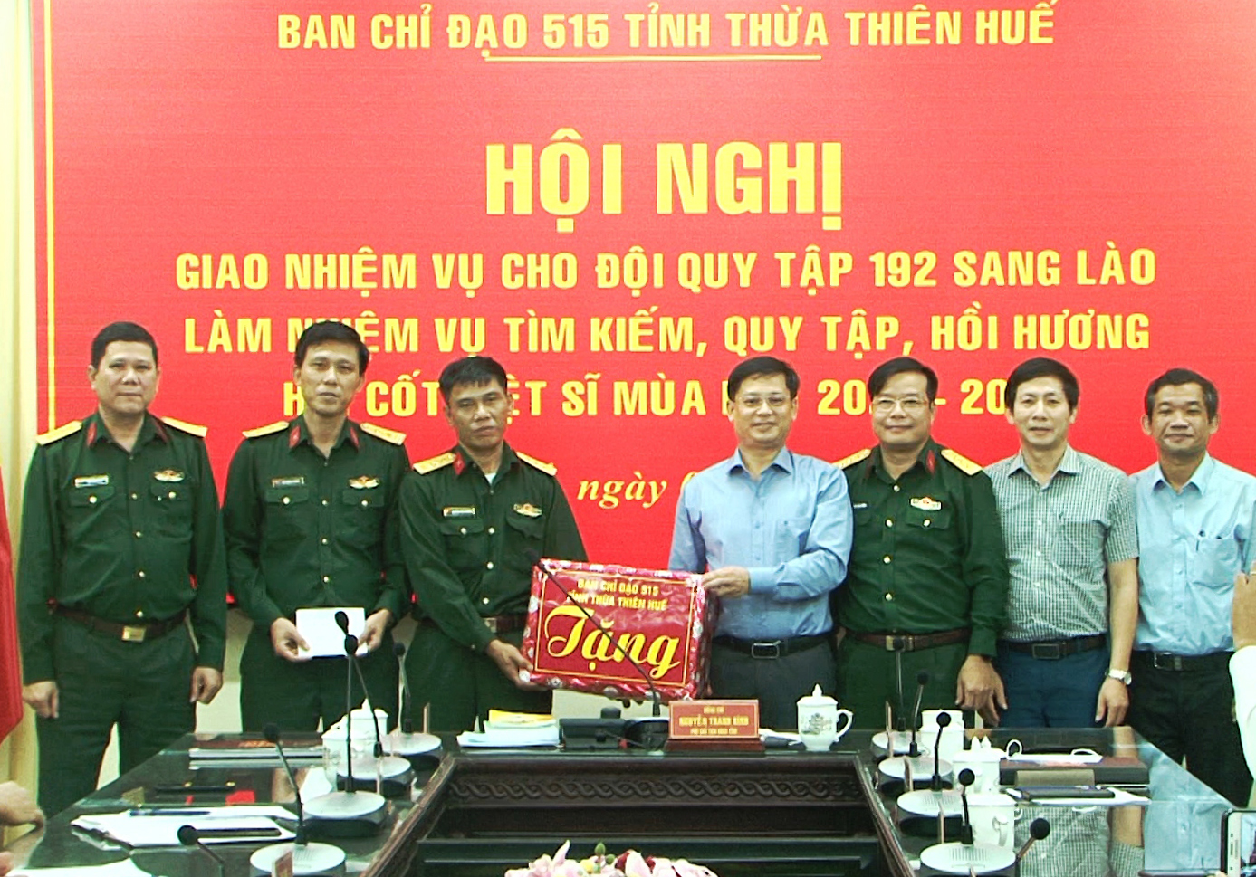 Đội quy tập 192 sang Lào làm nhiệm vụ