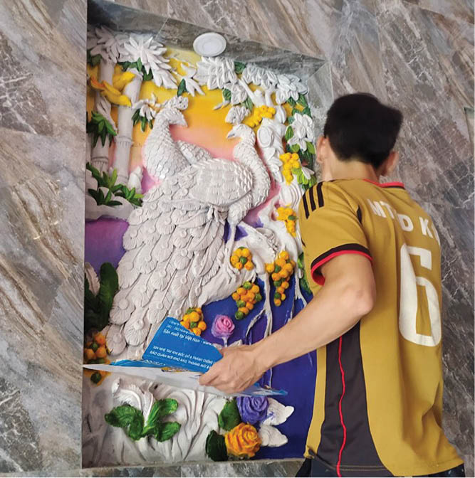 Sáng tạo với phù điêu