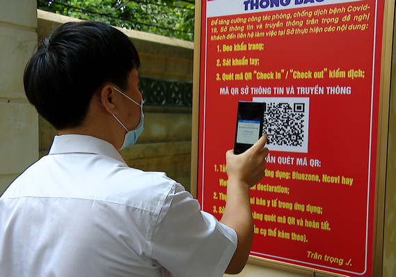 Đã cấp phát mã QR cho hơn 99 người dân toàn tỉnh