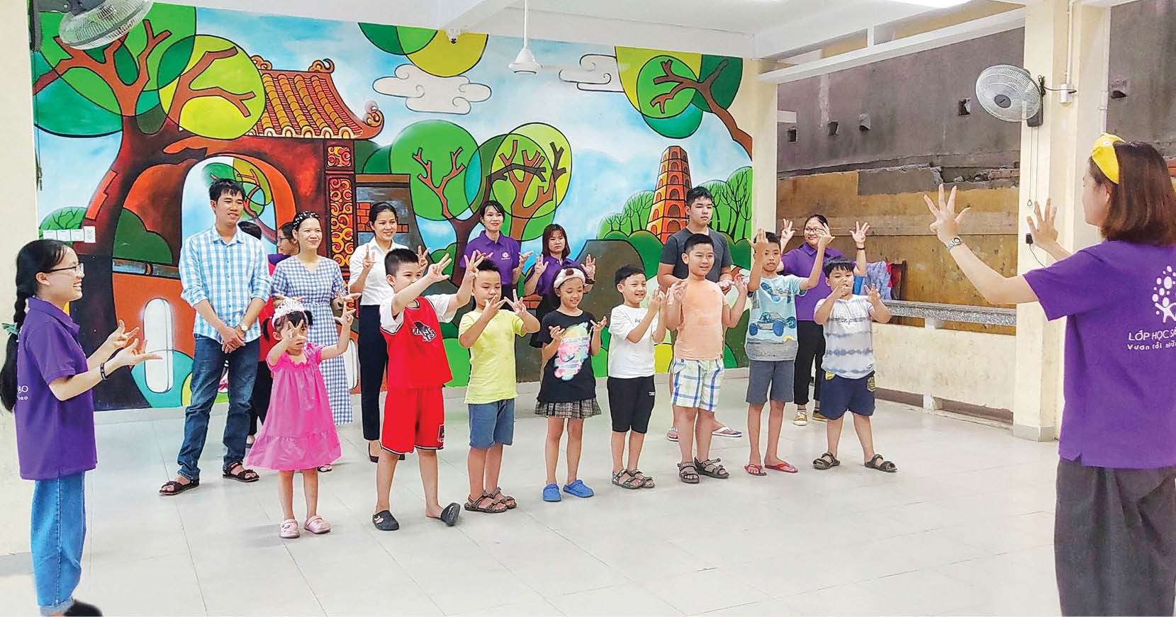 Trải nghiệm thú vị với “Lớp học sáng tạo”