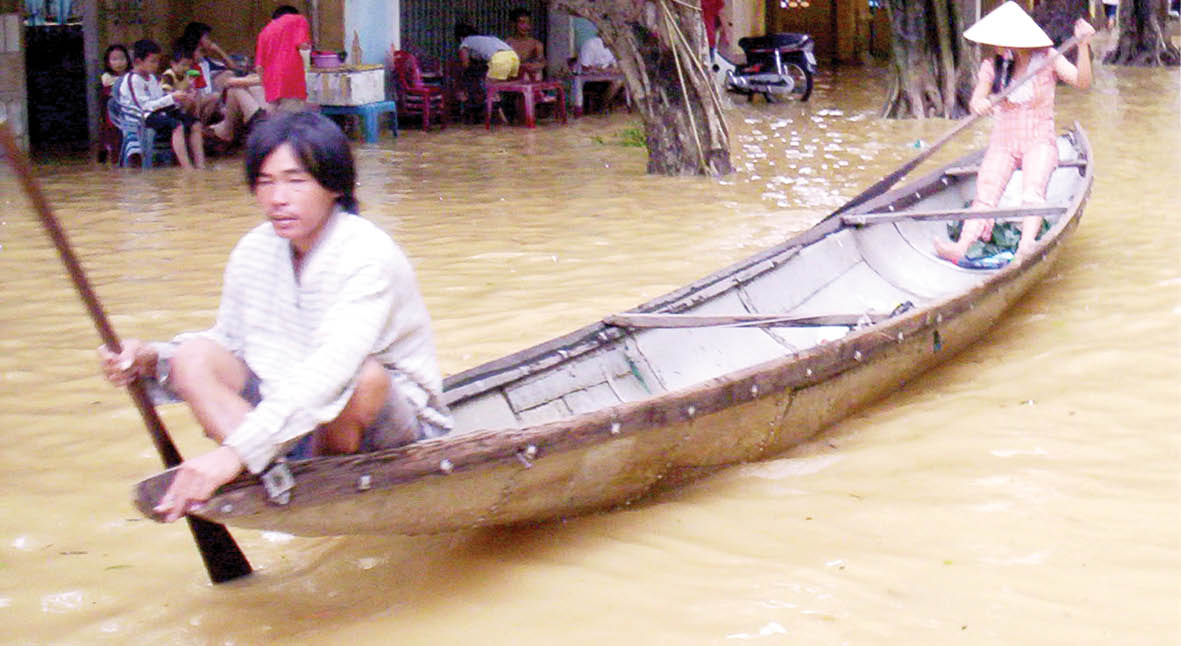 Dễ ngập lụt khi mưa lớn