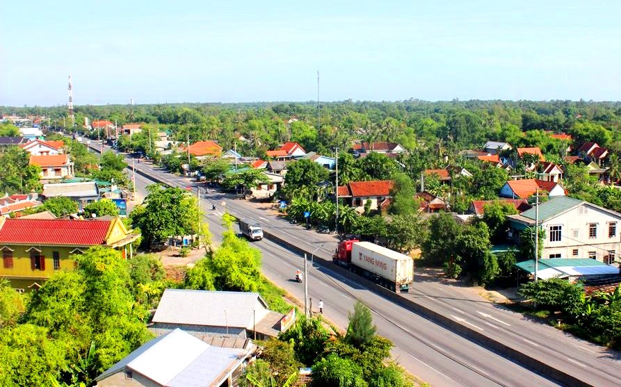 Đơn vị cấp huyện đầu tiên của tỉnh được công nhận hoàn thành xây dựng nông thôn mới năm 2020
