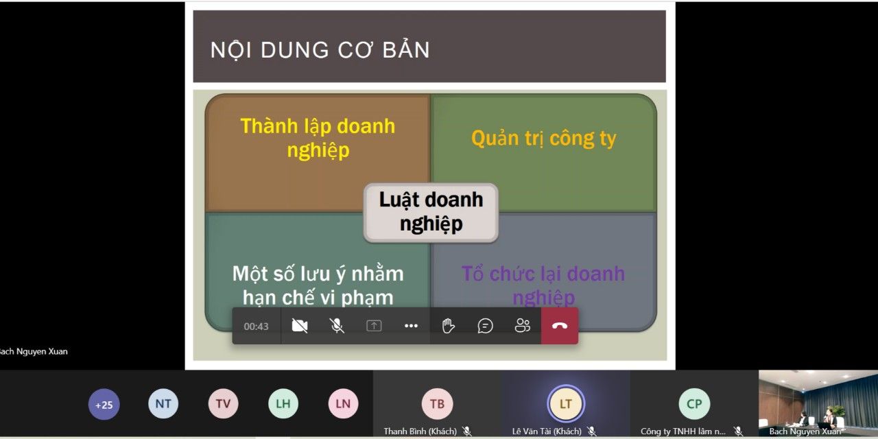 Phổ biến Luật Doanh nghiệp 2020 và tháo gỡ khó khăn cho doanh nghiệp