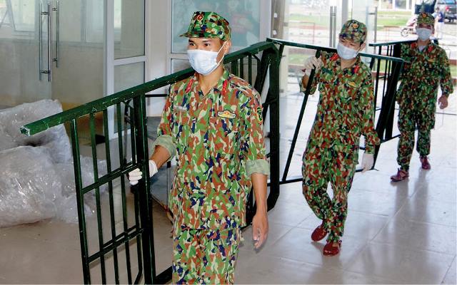 Tăng tốc chuẩn bị khu điều trị bệnh nhân F0 không triệu chứng